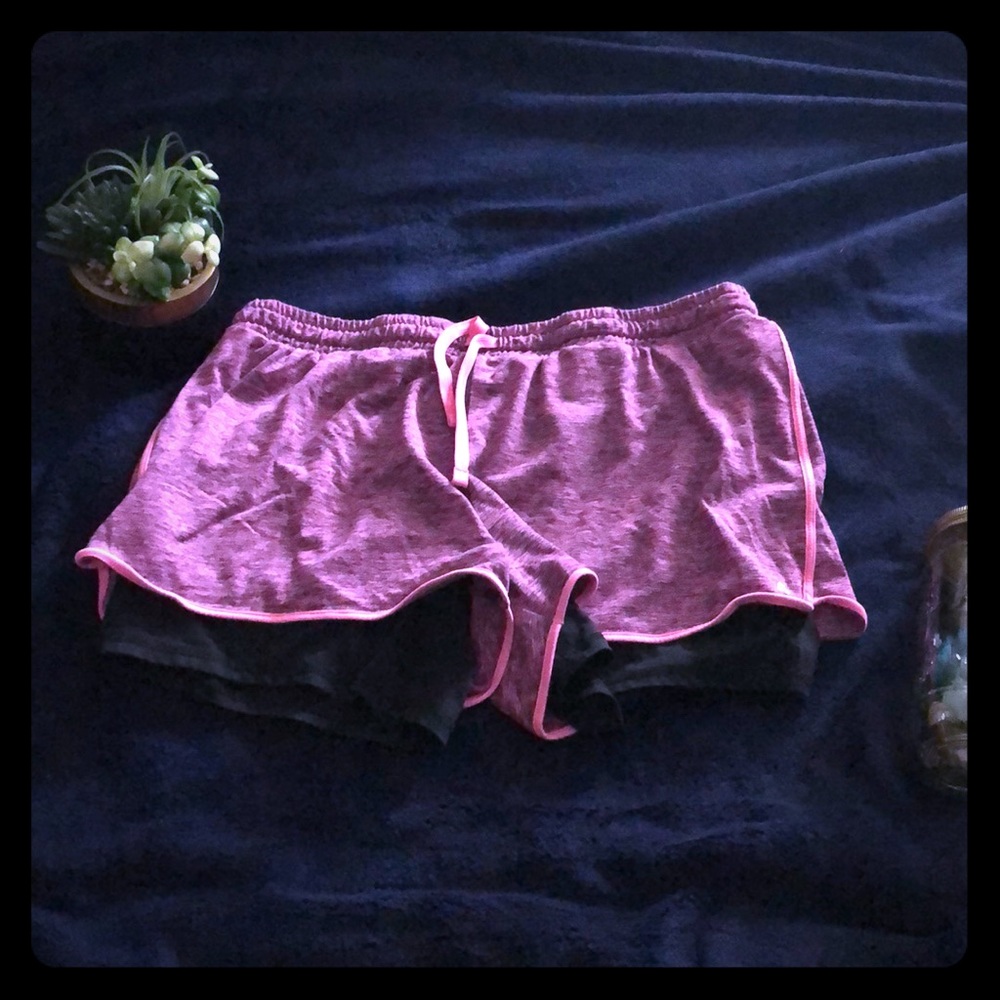 Pink Stretchy Shorts